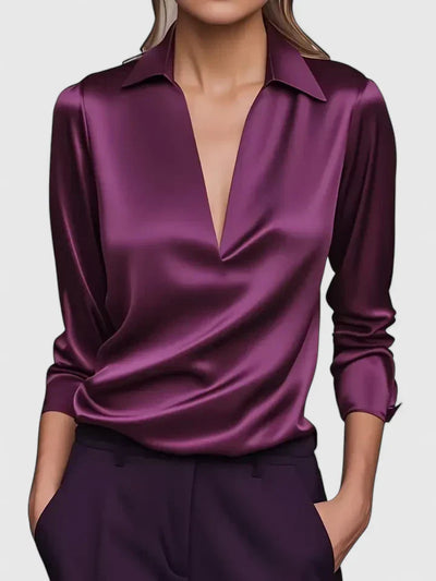 Juliette | Elegante blouse met tijdloze V-hals