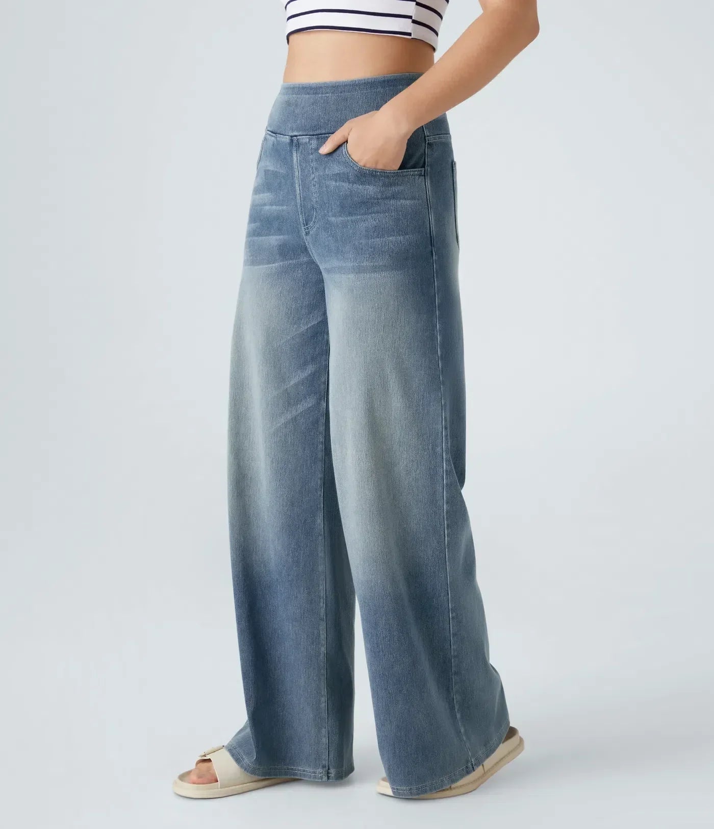 Eva | Elastische Hoge Taille Broek Met Comfortabele Pasvorm