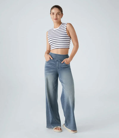 Eva | Elastische Hoge Taille Broek Met Comfortabele Pasvorm