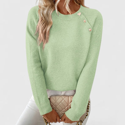 Safi | Fijne trui met knoopdetails