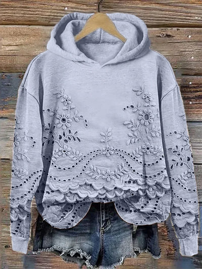Sara | Lichte hoodie met moderne print