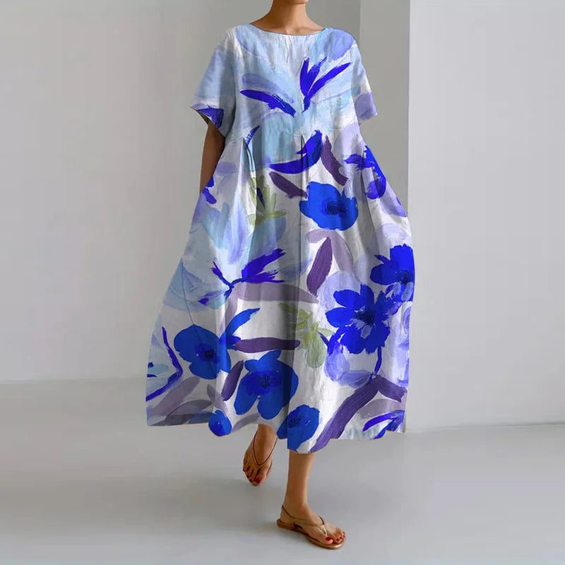Aurélie | Bloemenjurk metvloeiende elegantie