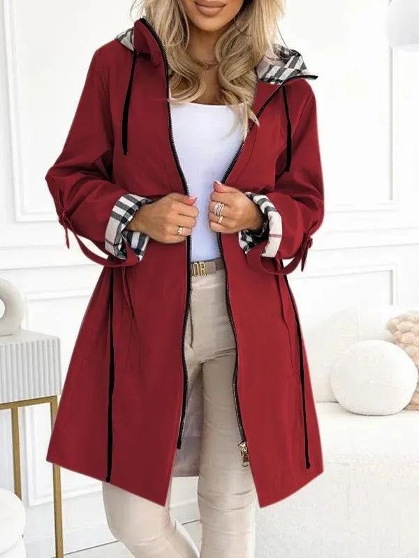 Selene | Elegante jas met capuchon
