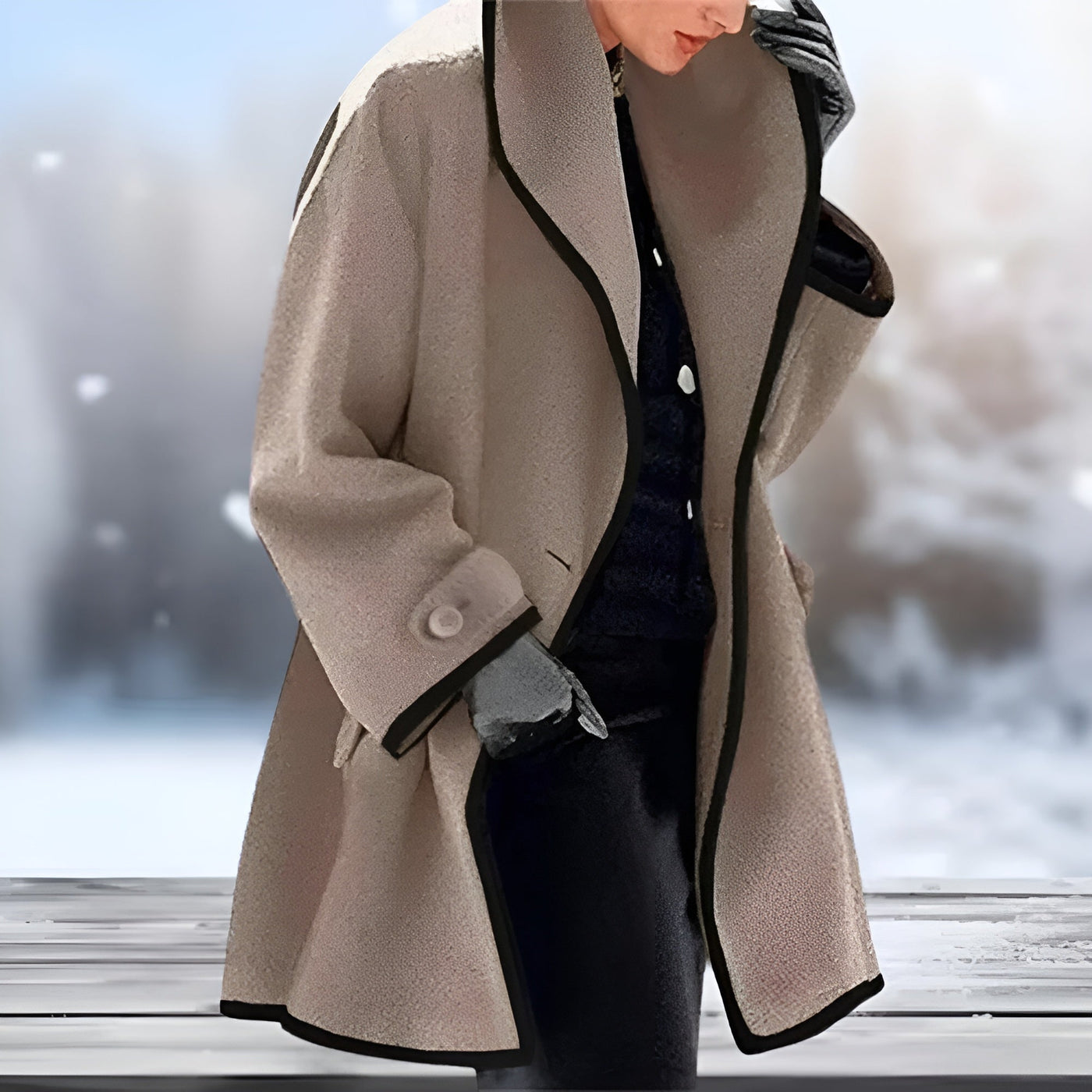 Elena | Warme mantel met elegante details