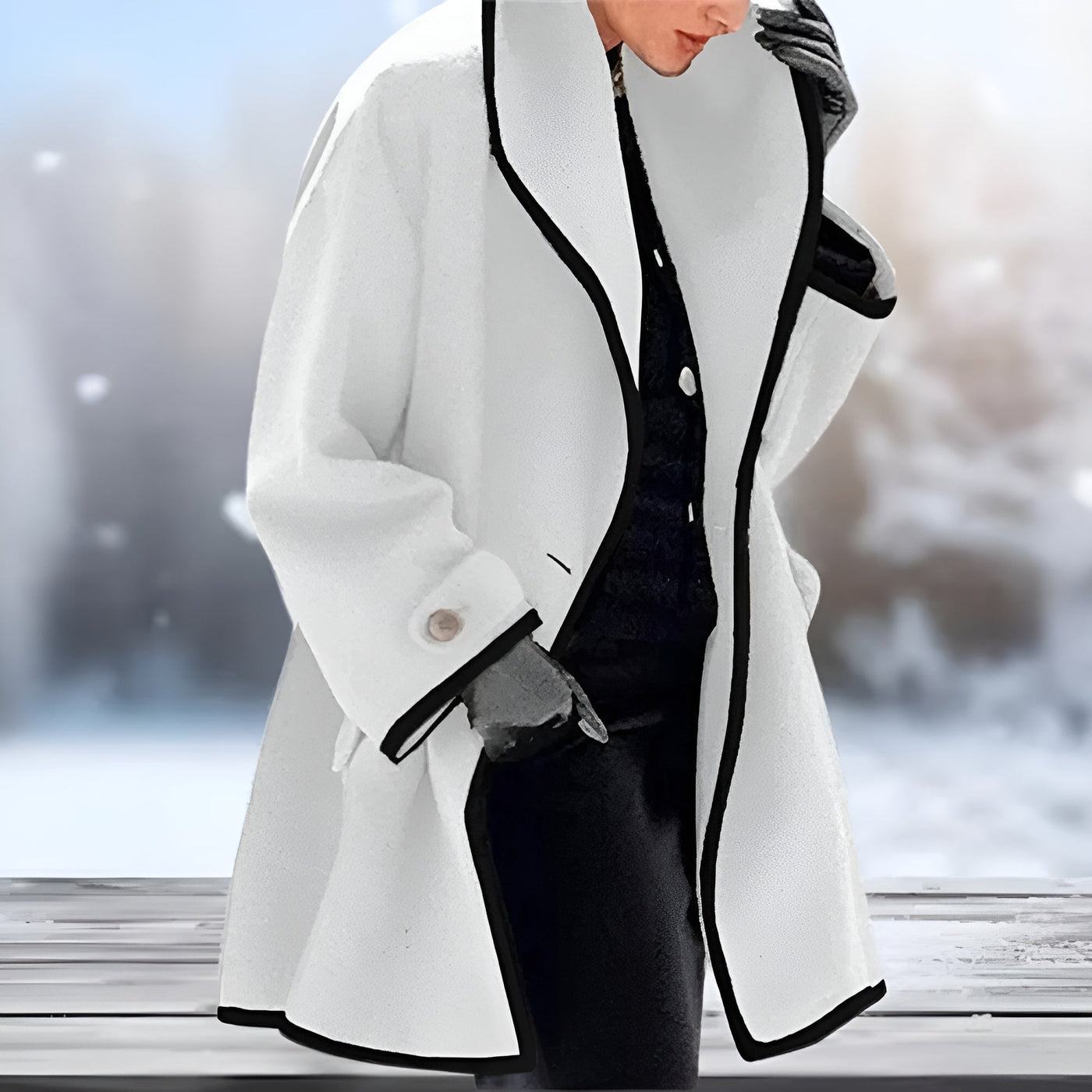 Elena | Warme mantel met elegante details