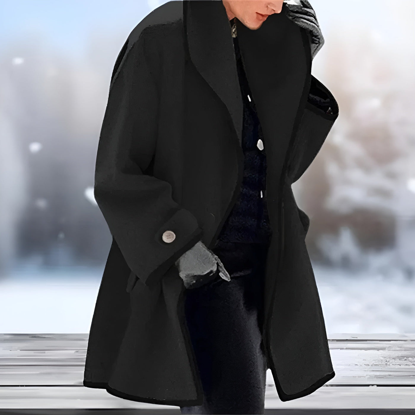Elena | Warme mantel met elegante details