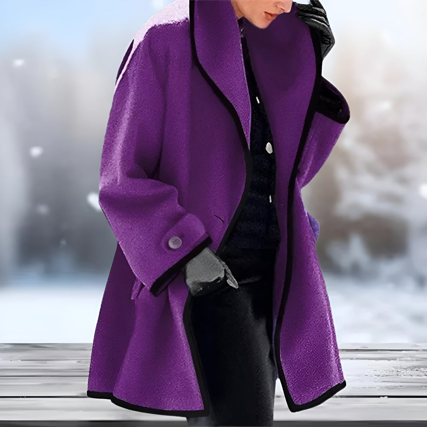 Elena | Warme mantel met elegante details