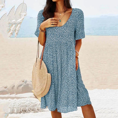 Sienna™ | Bloemenprint Boho Jurk