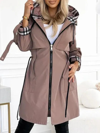 Selene | Elegante jas met capuchon