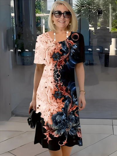 Claudine | Comfortabele jurk met vloeiende pasvorm
