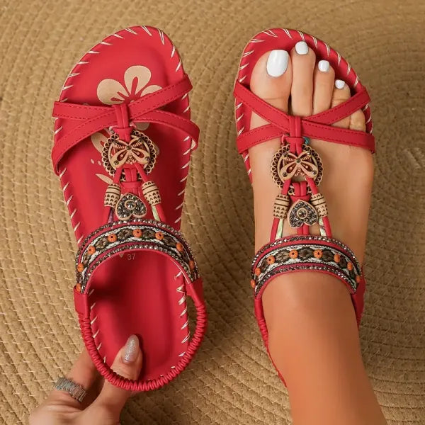 Viviane | Comfort+ sandalen met orthopedische steun en elegante sleehak