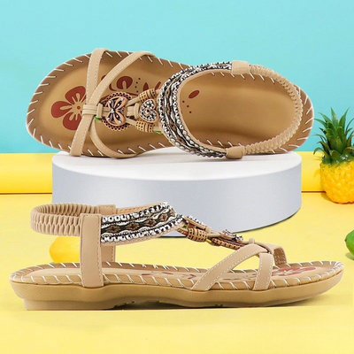 Viviane | Comfort+ sandalen met orthopedische steun en elegante sleehak