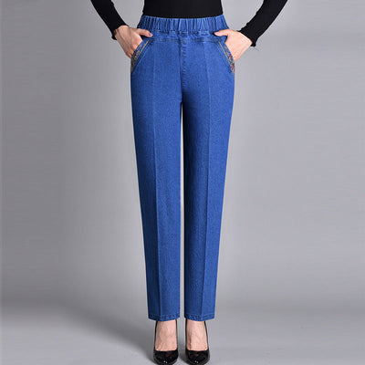 Nathalie | Jeans met elastische tailleband