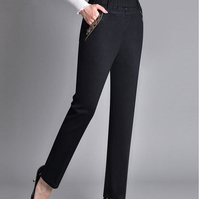 Nathalie | Jeans met elastische tailleband